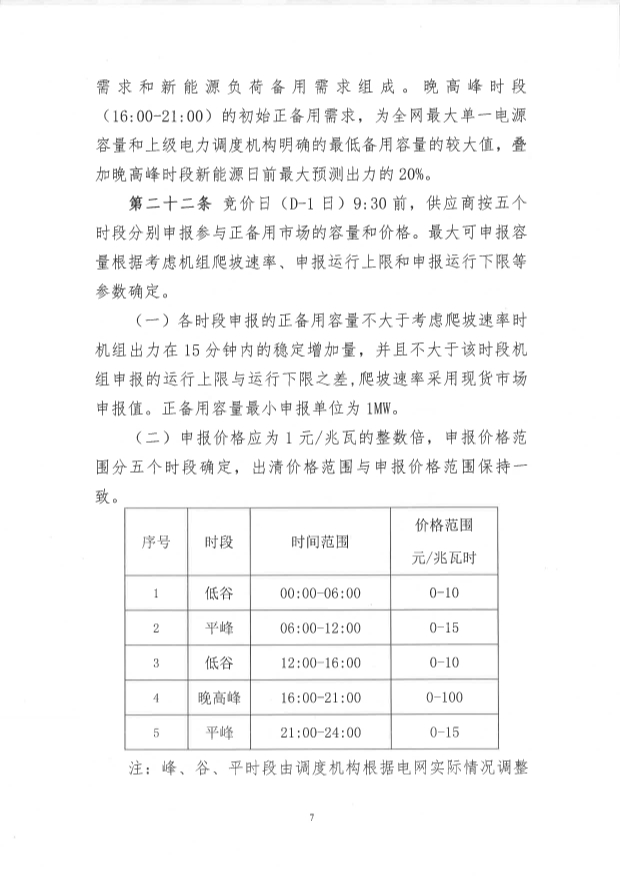 储能可参与 最高100元/MWh！山西正备用辅助服务市场交易实施细则（试行）印发